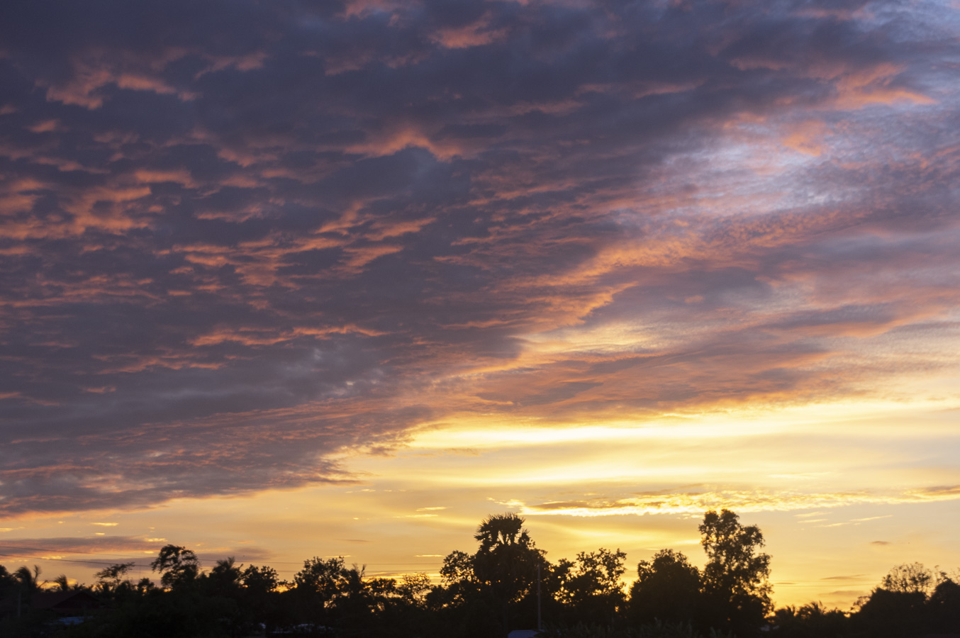 Sunset over the Mekong