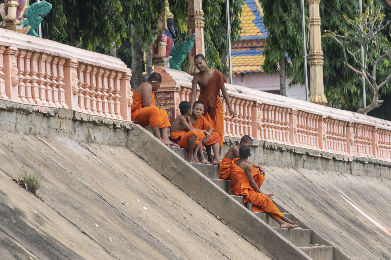 Young Monks - Angkor Ban