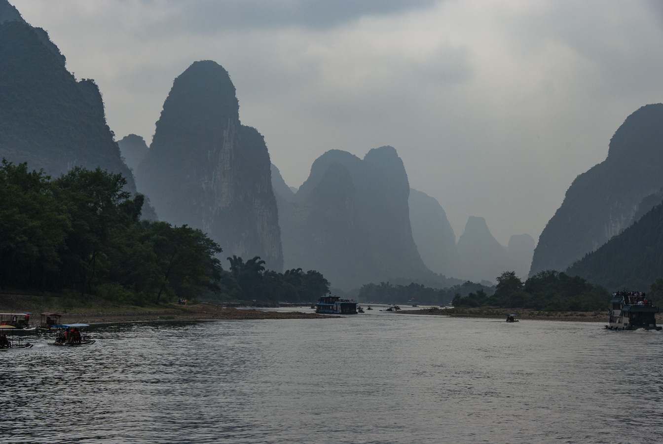 Karst Limestone Pinnacles along the Li River
