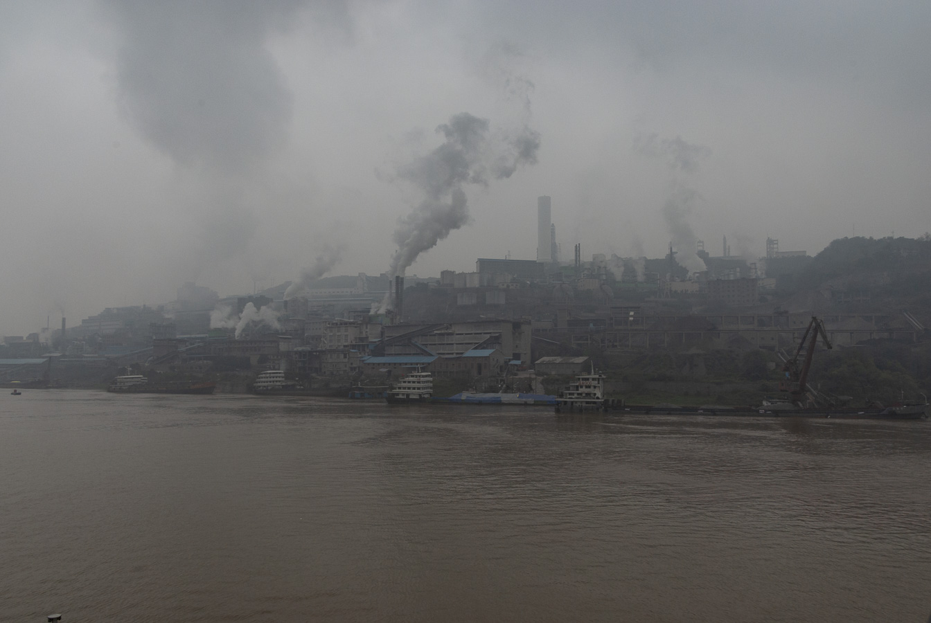 Typical Yangtse Power Station near Chongqing