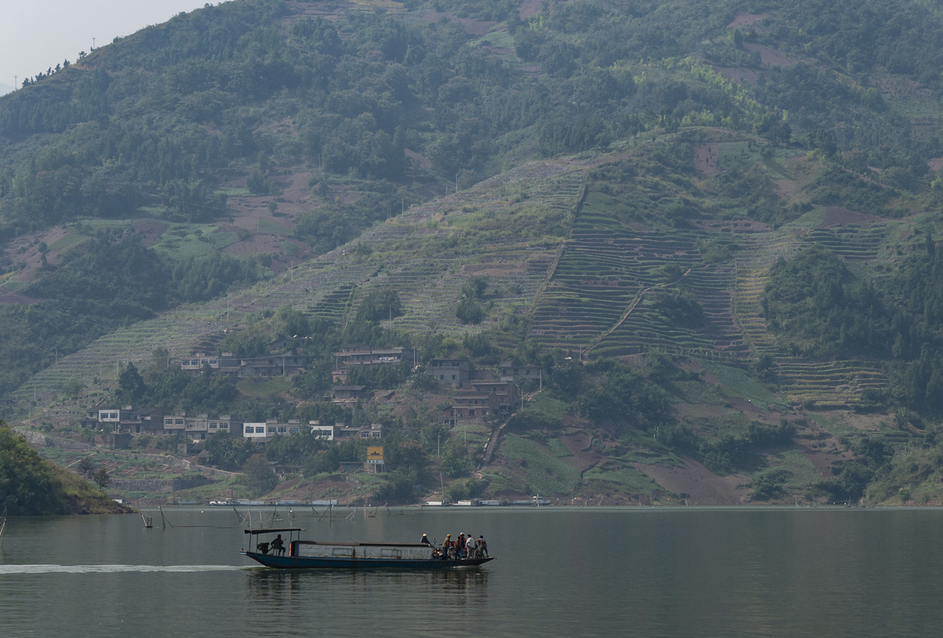 Village & Terraces along the Yangtse
