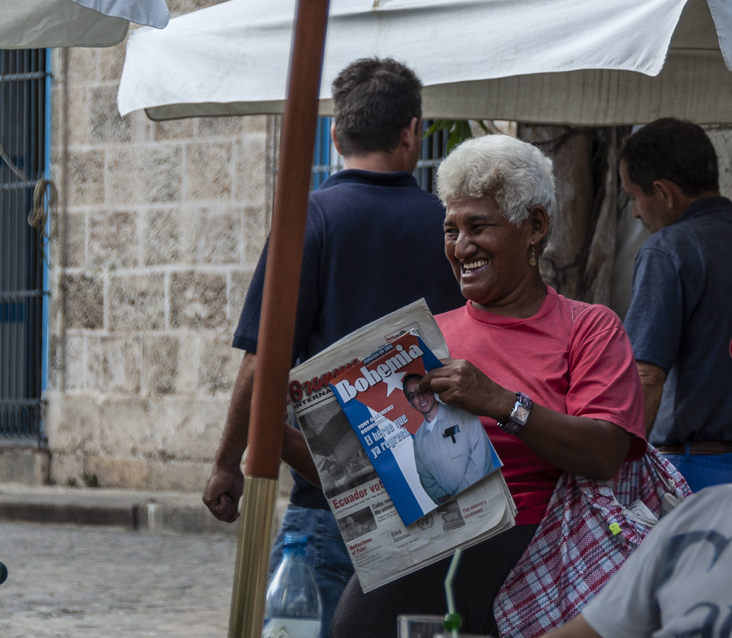 Reading 'Gramma' - la Habana