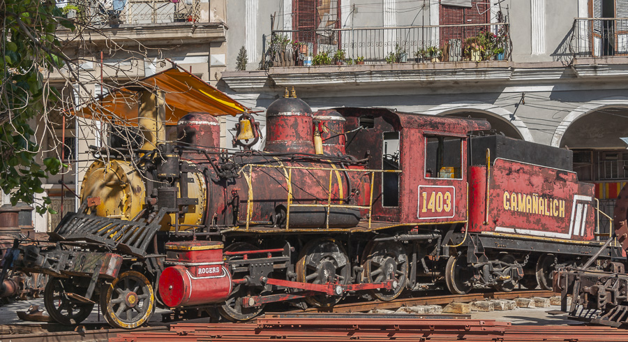 Vintage Train - la Habana