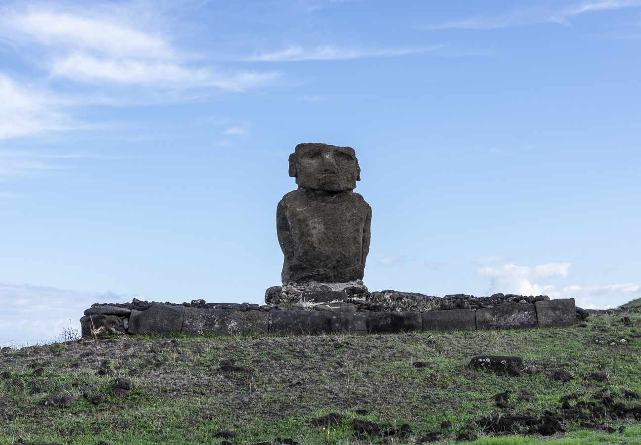 Moai - near Ahu Nau Nau