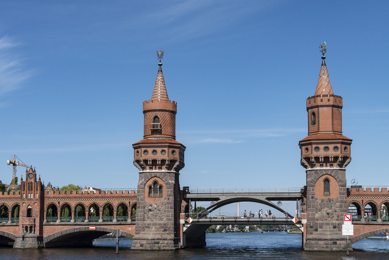 Oberbaumbrucke Bridge over the Spree - Berlin