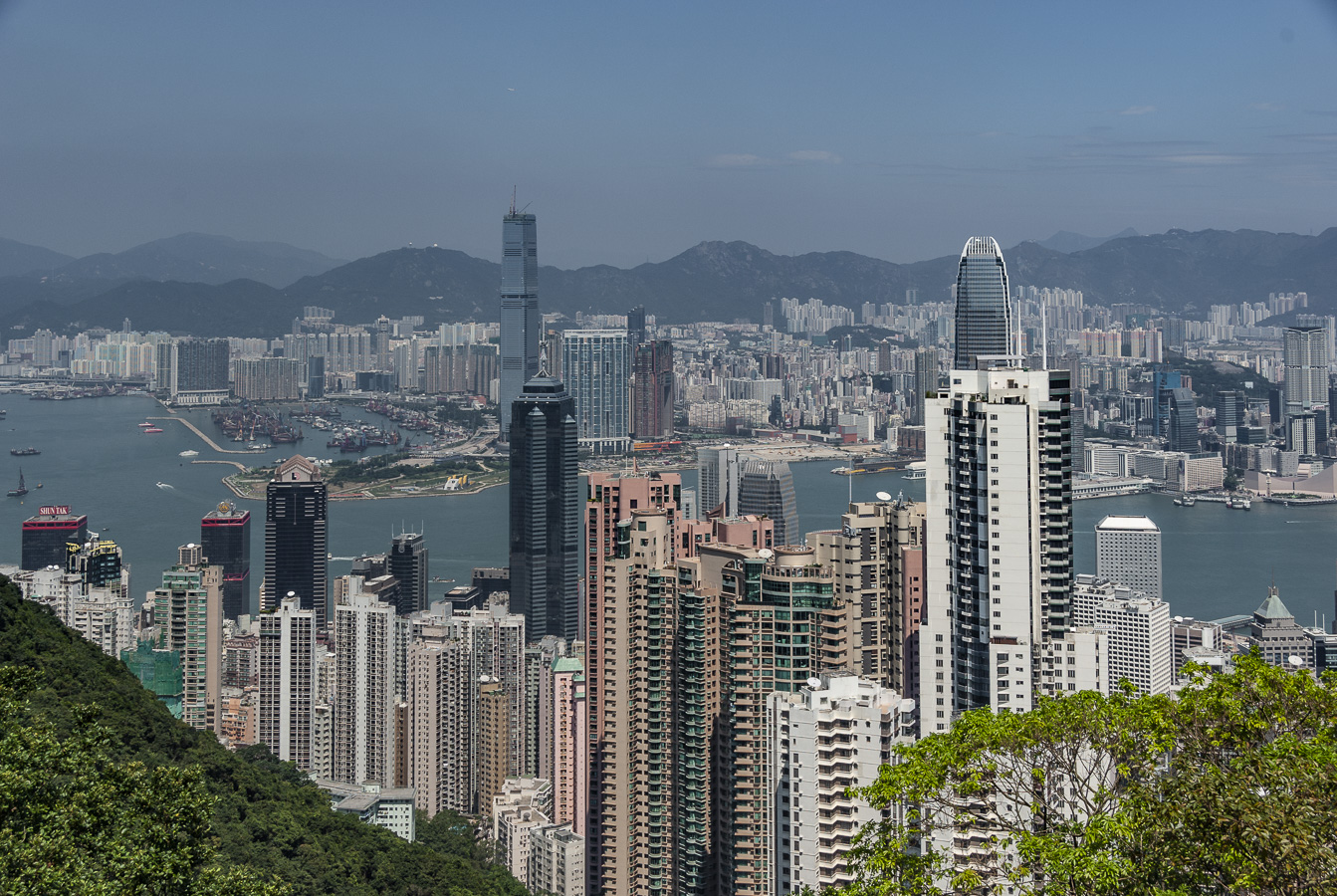 Hong Kong Harbour from Victoria Peak