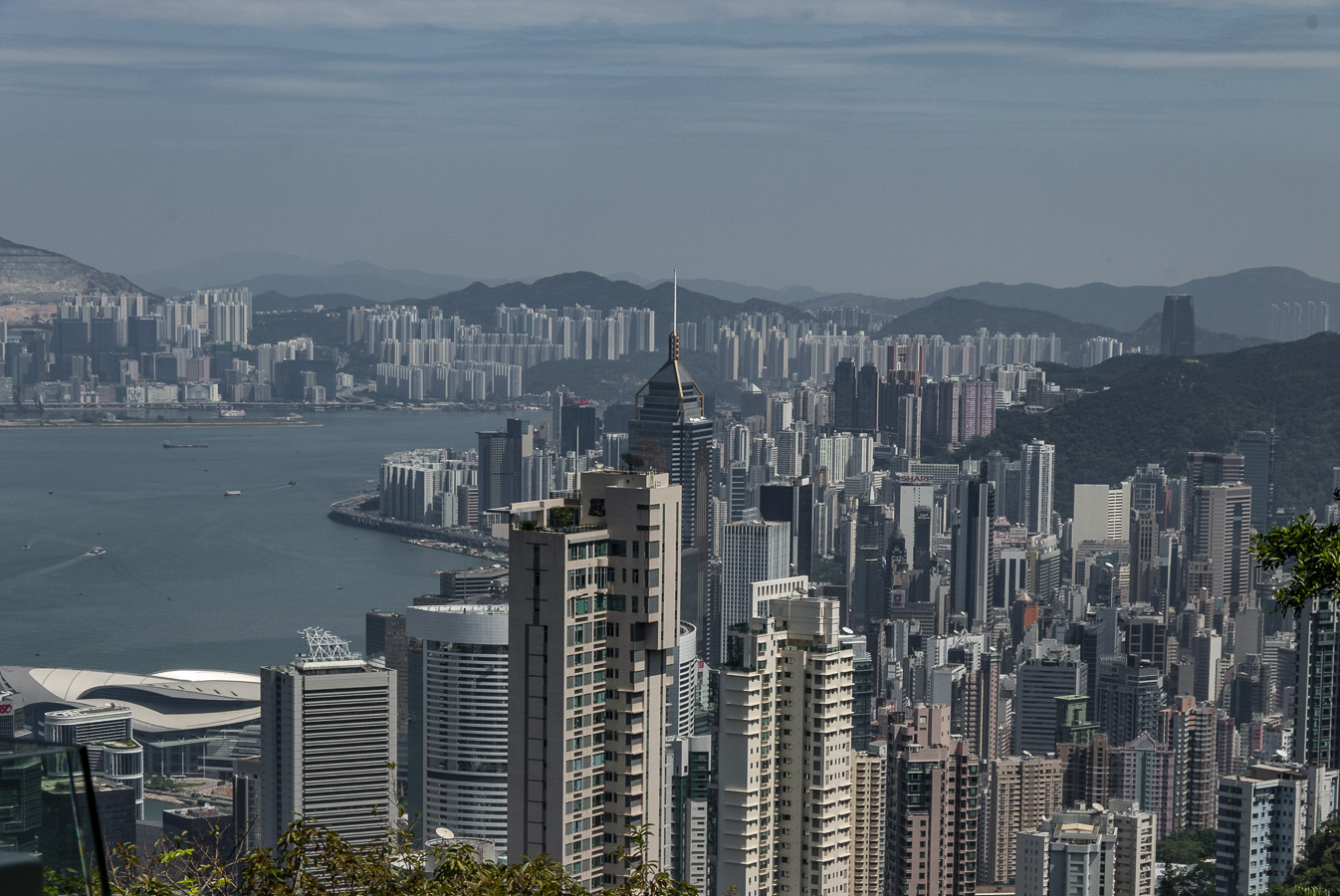 Hong Kong Harbour from Victoria Peak