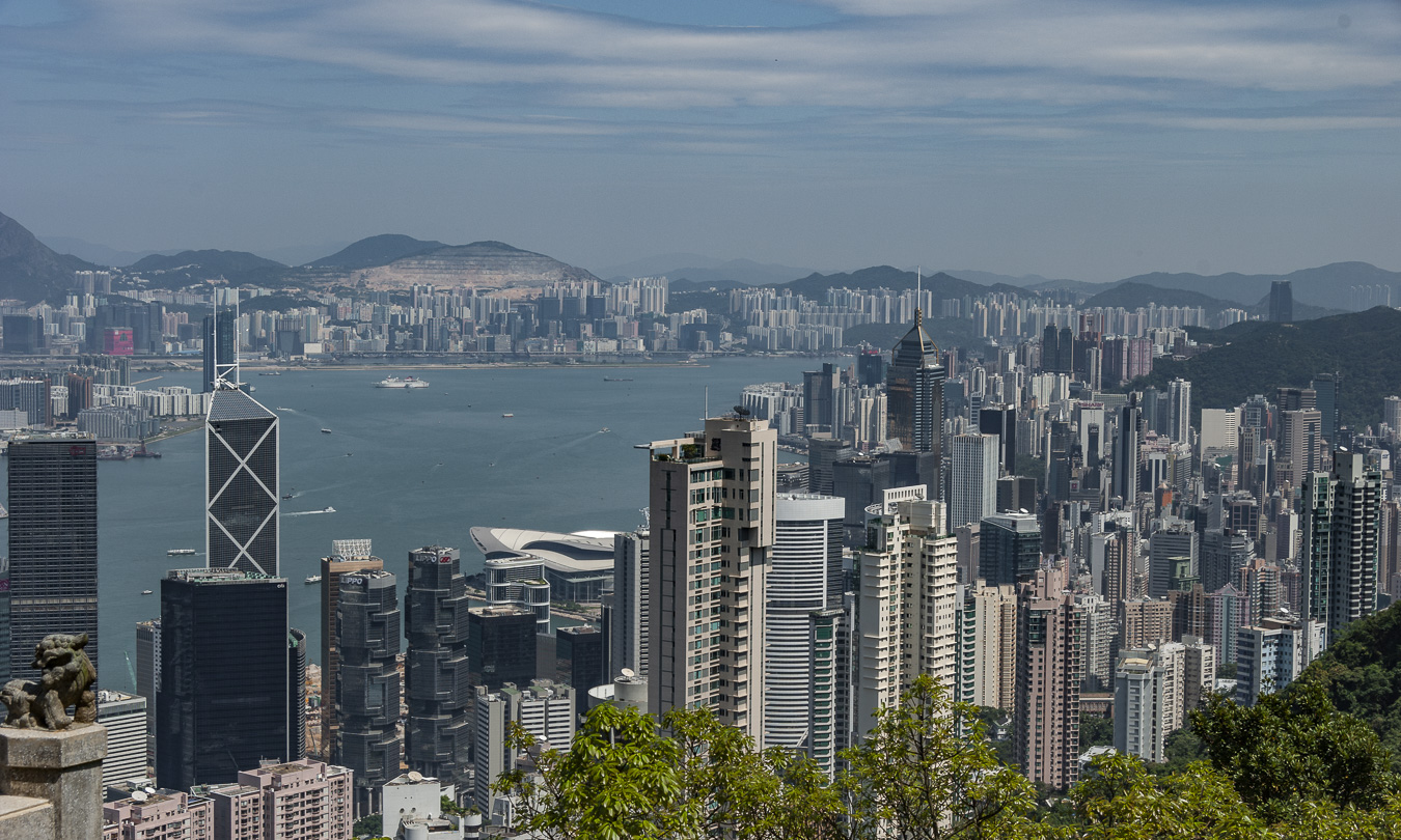 Hong Kong Harbour from Victoria Peak