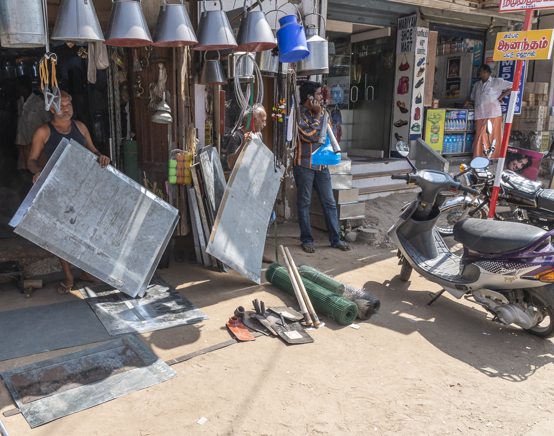 Metalwork - En Route Madurai to Thekkady