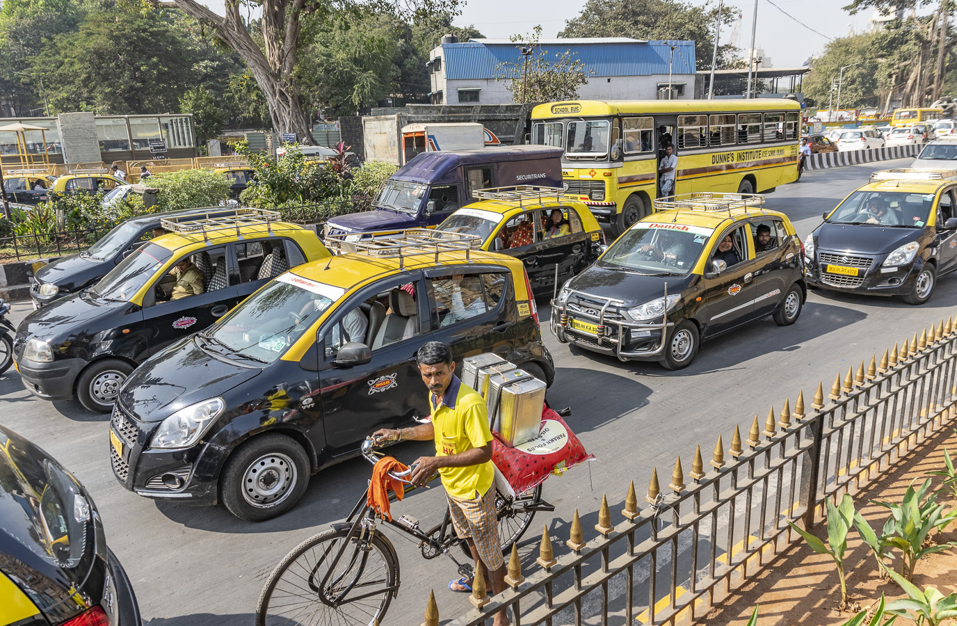 Traffic near the Railway Station