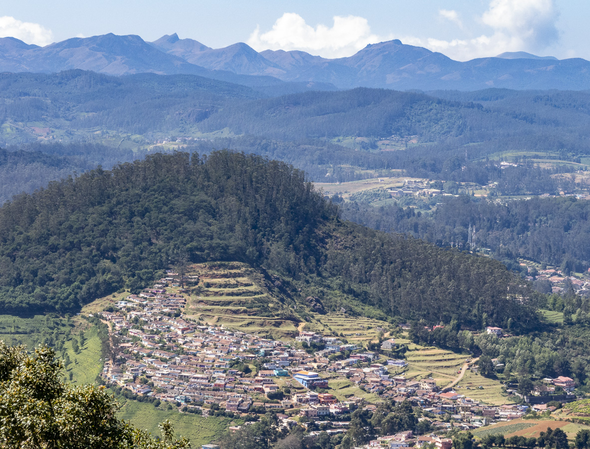 View on the Road from Coonoor up to Ooty