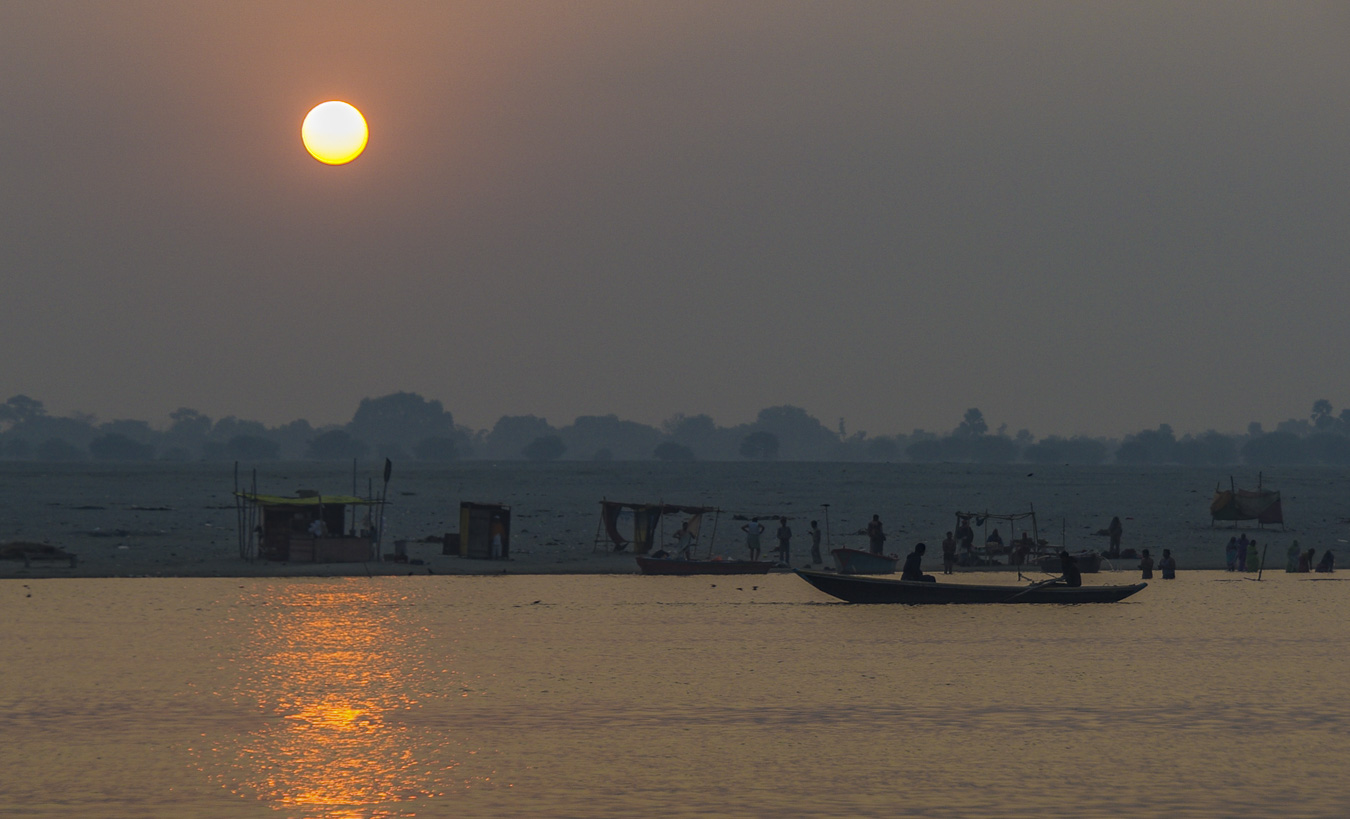 The Sun Rises over the Ganges - Varanasi