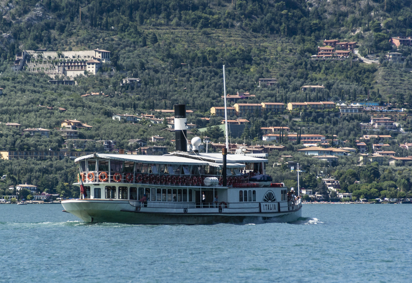 Boat on Lake Garda