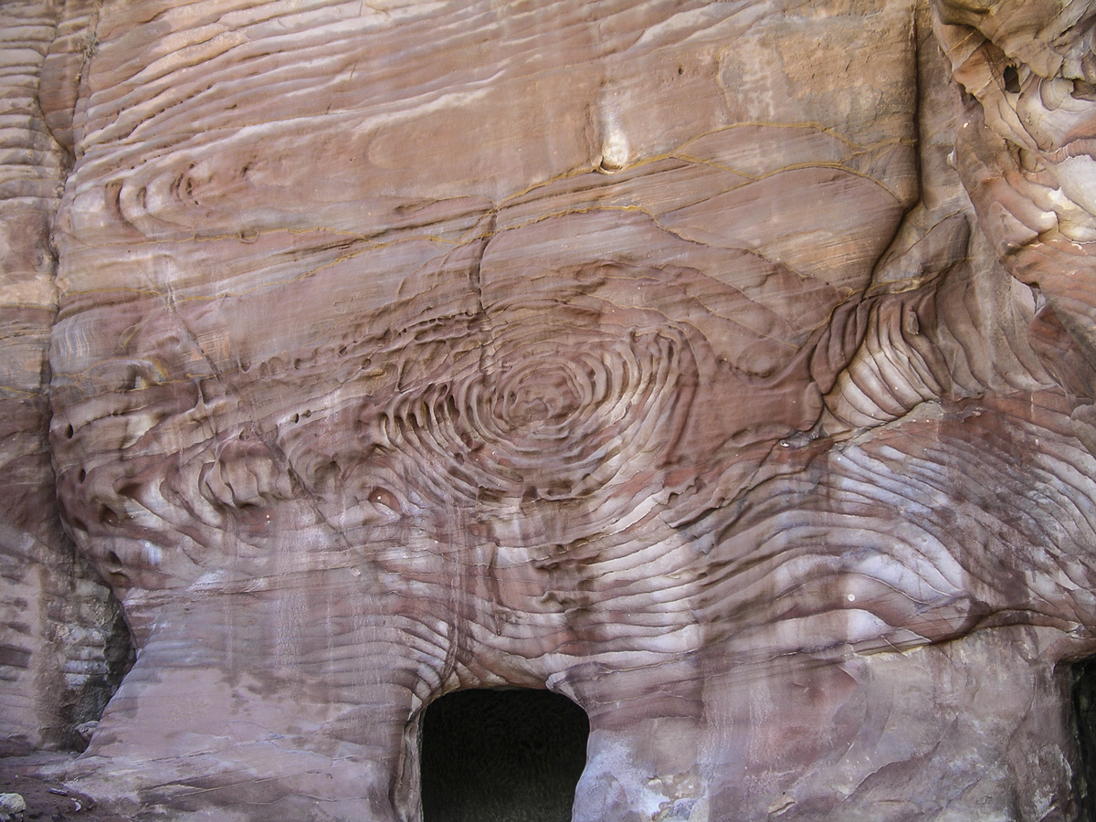 Sandstone/Quartz Rock Formation - Petra