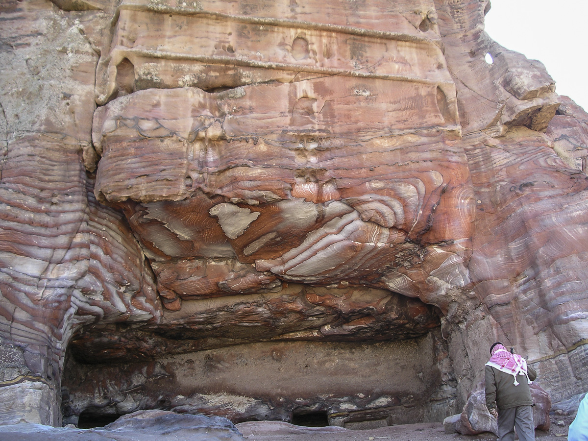 Sandstone/Quartz Rock Formation - Petra