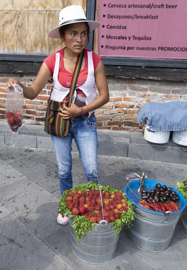 Grumpy Fruit Seller - Cholula