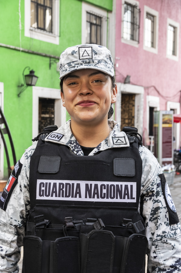 Policewoman in Puebla