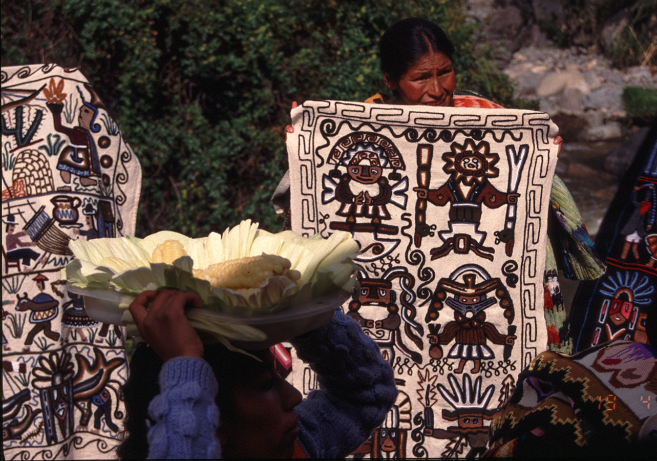 Locals sell their Wares at the Train