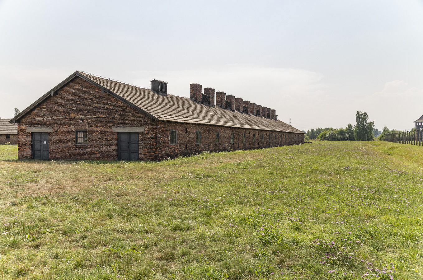 Brick Prisoner Building - Birkenau