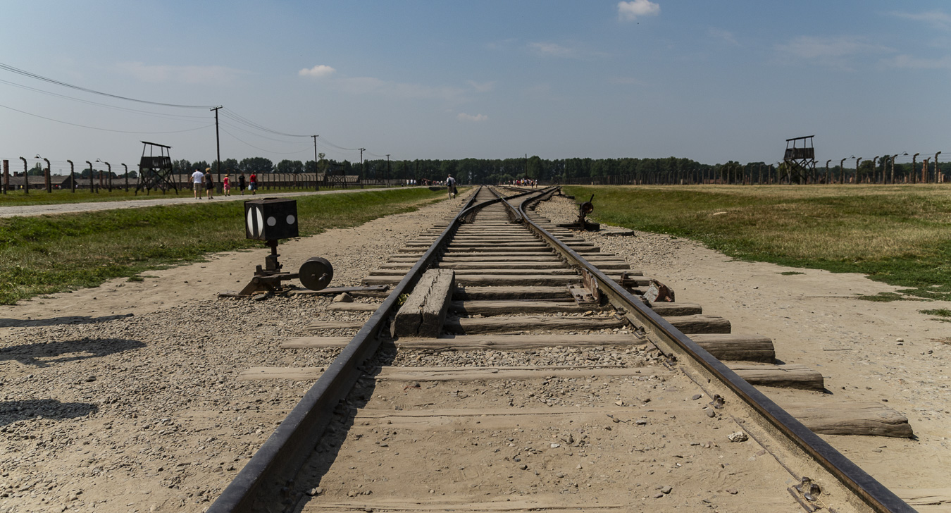 Railway Line from HQ into the Camp - Birkenau