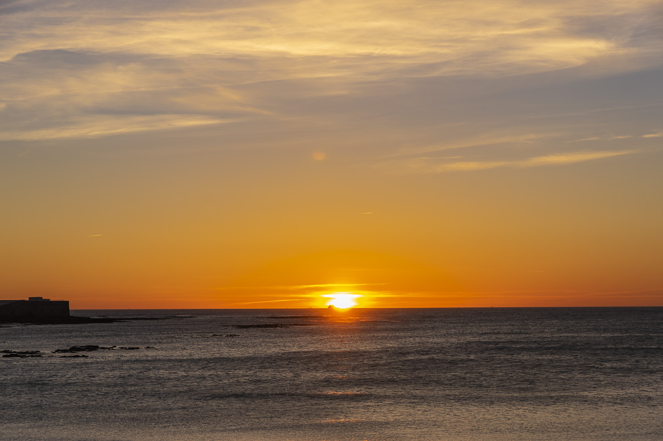 Sunset over the Atlantic