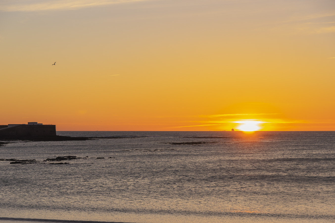 Sunset over the Atlantic