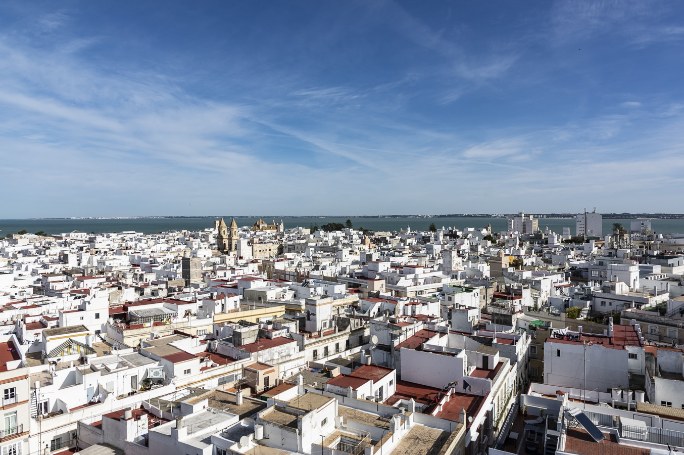 View over Cádiz from the Torre Mirador