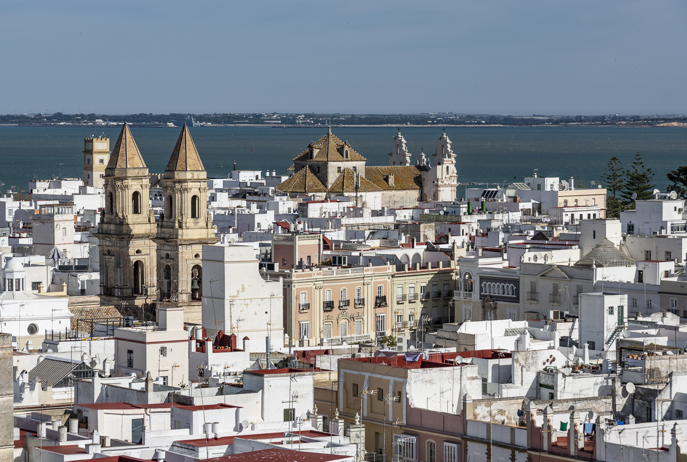 View over Cádiz from the Torre Mirador