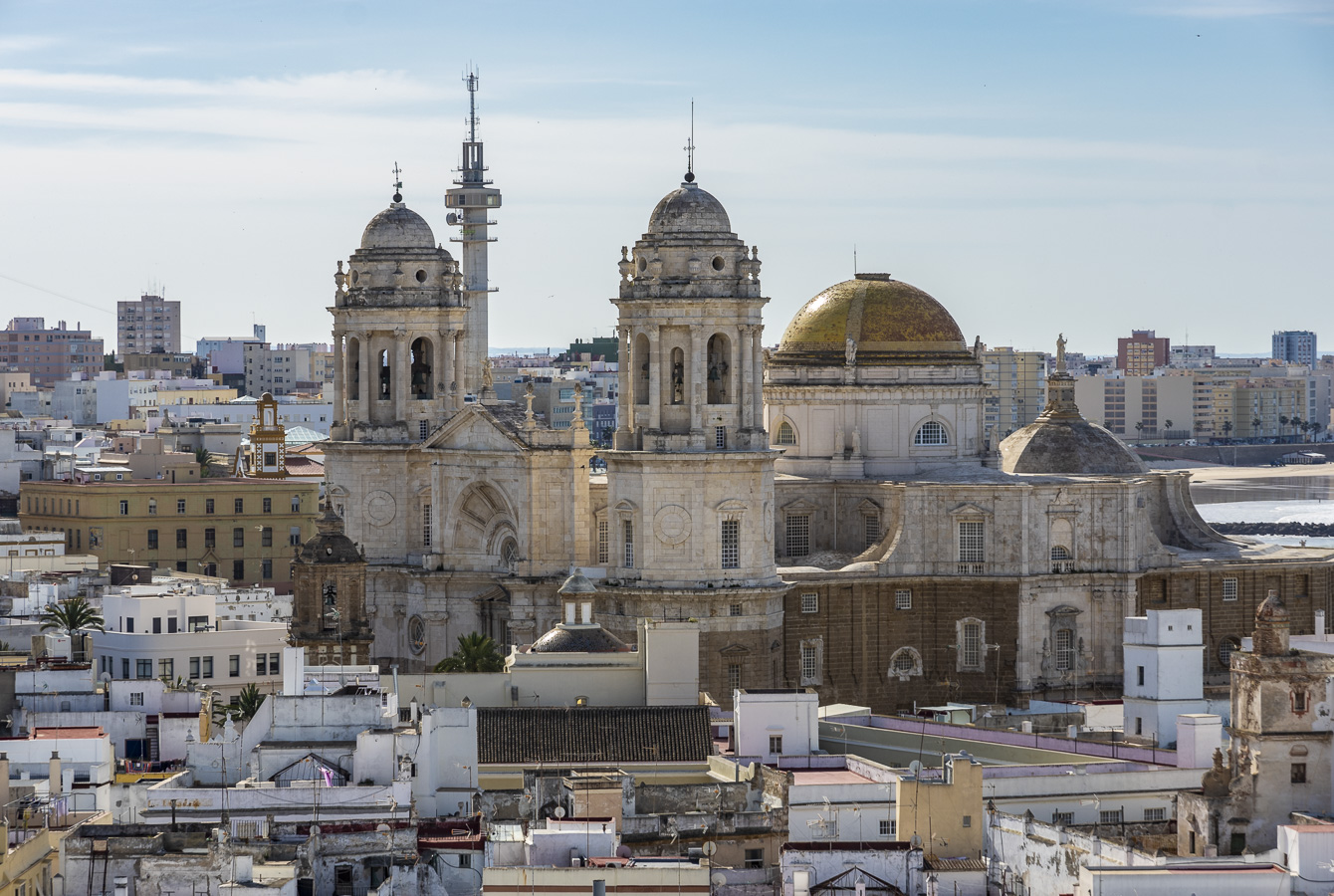 View over Cádiz from the Torre Mirador