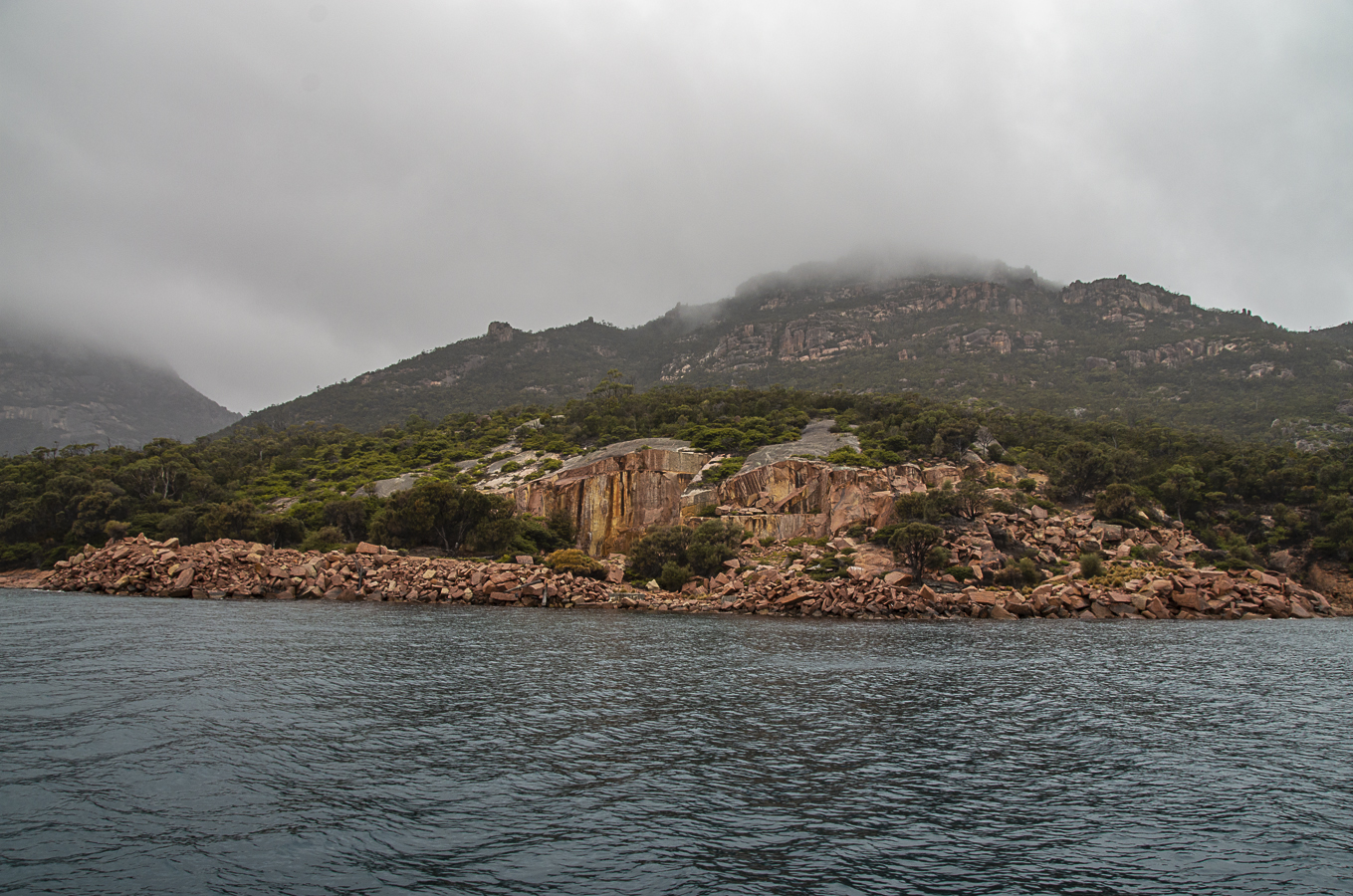 Hour Glass Bay - a murky day!