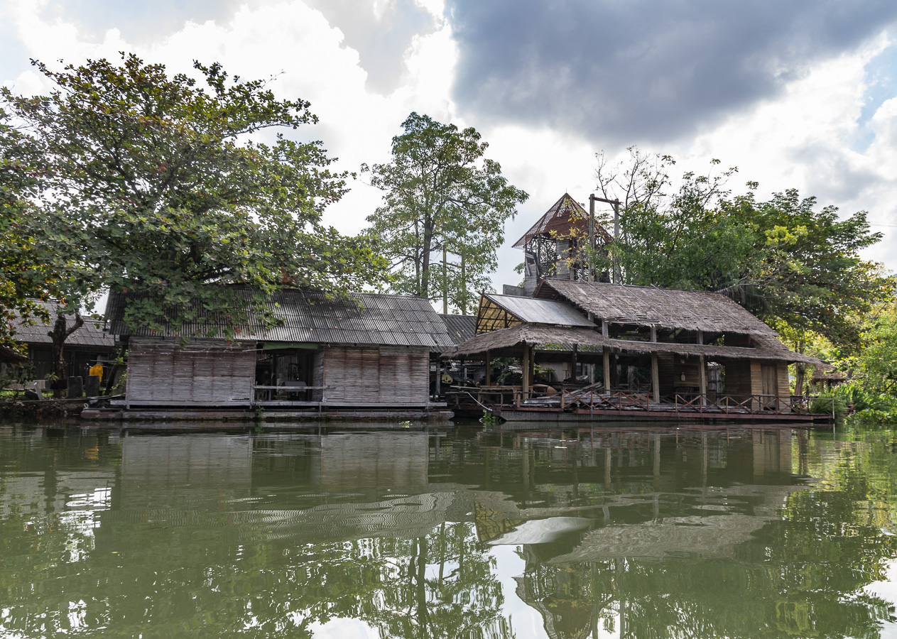Old Buildings alongside the Mae Klong River