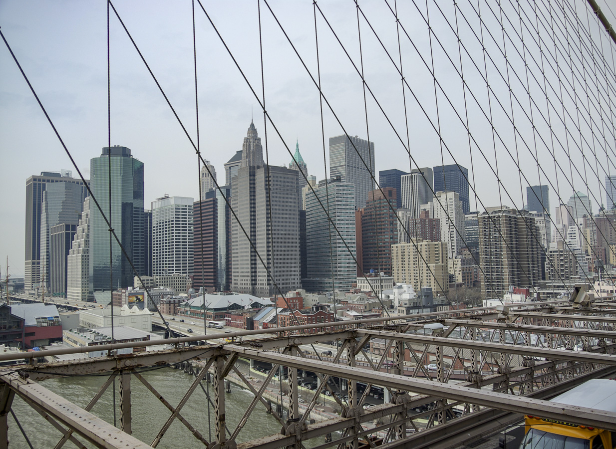 Manhattan from the Brooklyn Bridge